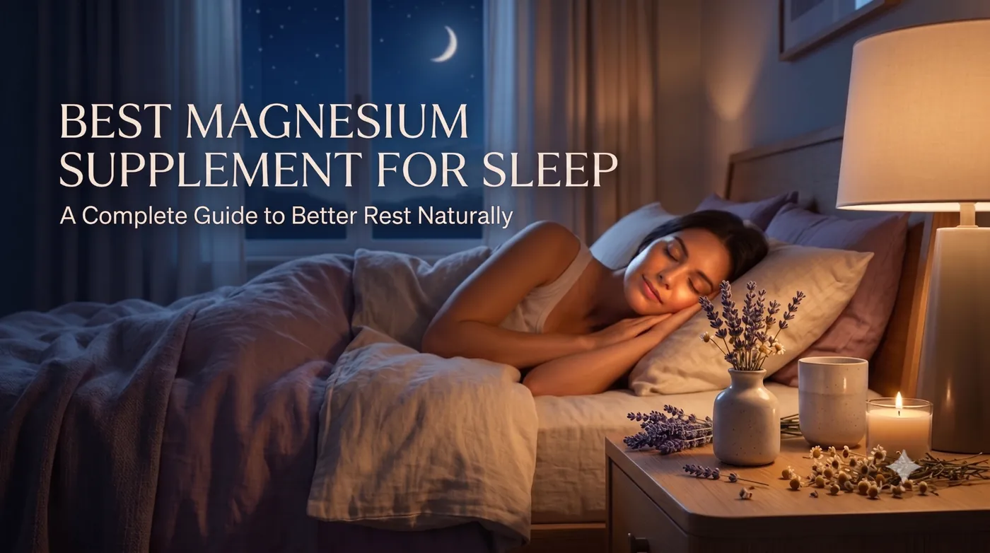 Best magnesium supplement for sleep, a complete guide to better rest naturally
