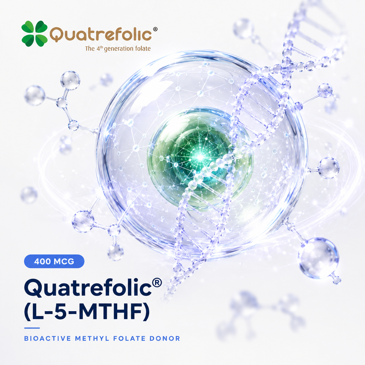 Quatrefolic® (L-5-MTHF) — 400 mcg