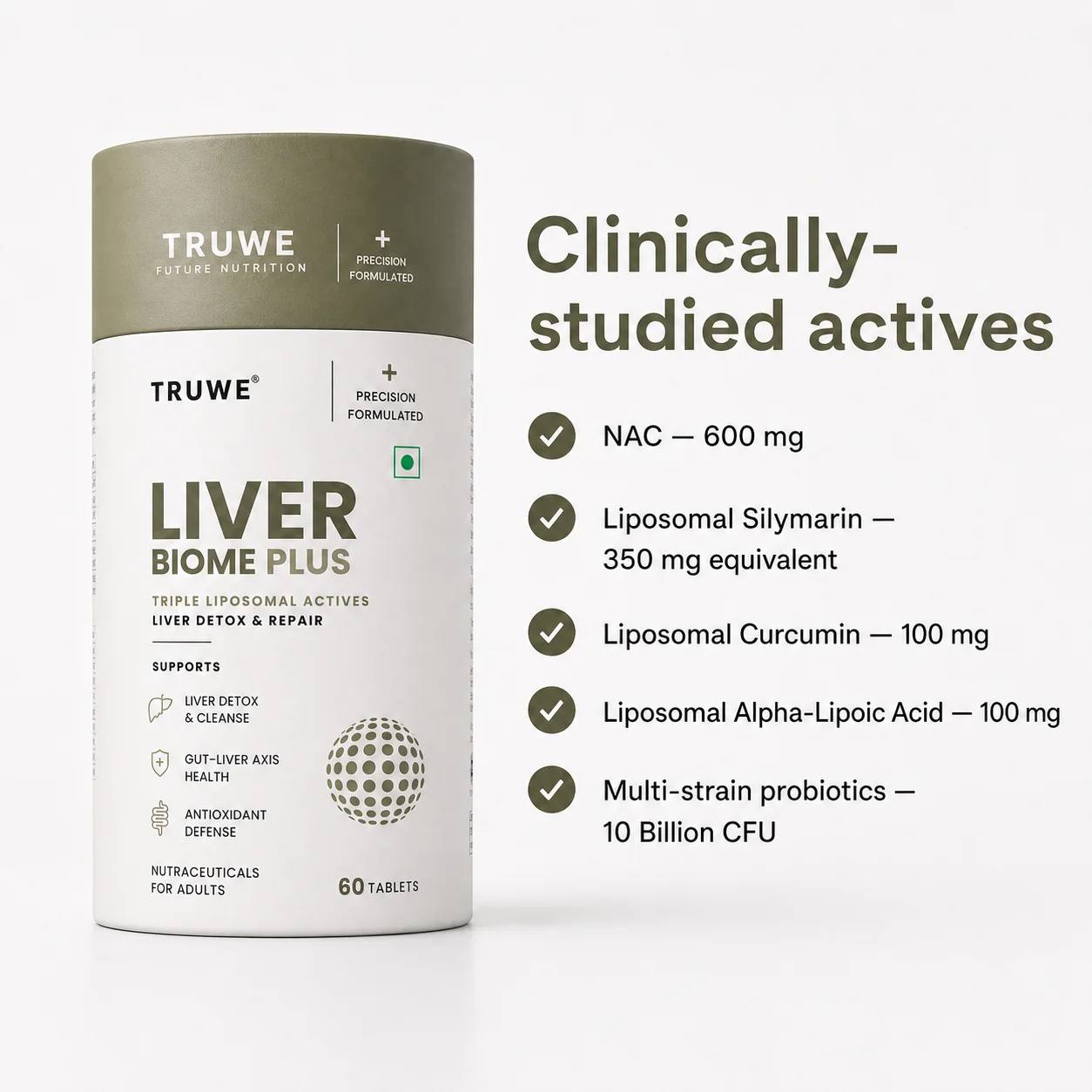 Clinically-studied actives and doses